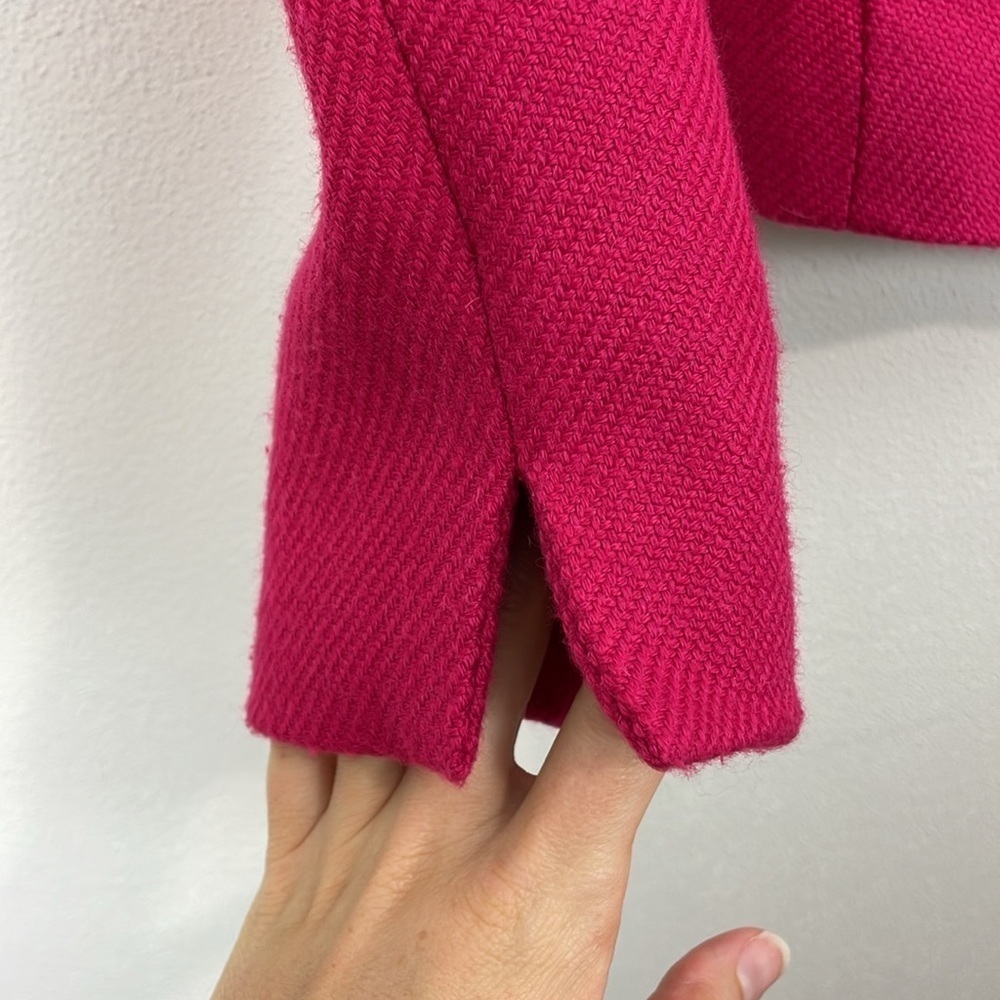 Talbots Moto Zip Blazer Pink - Picture 5 of 8